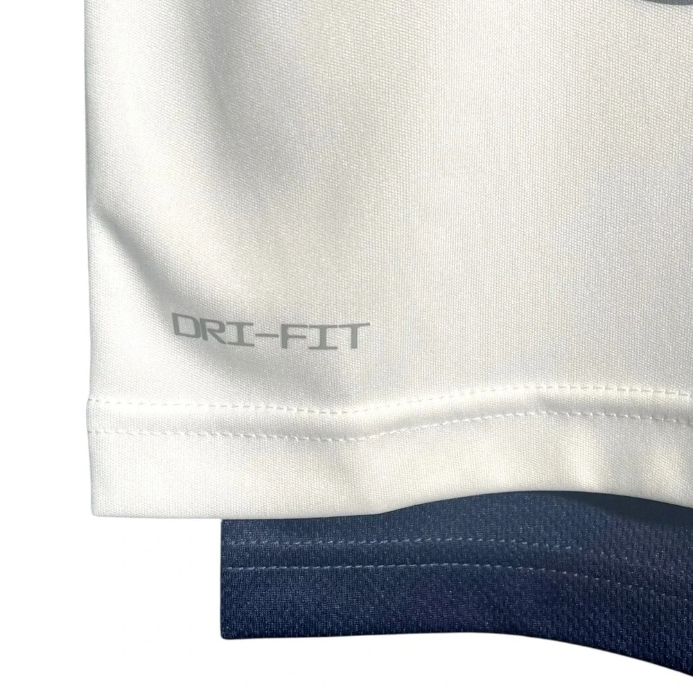 Nike Boys Dri-FIT Athletic T-Shirt & Shorts Outfit Set Size 4 Navy Blue White - Picture 4 of 8